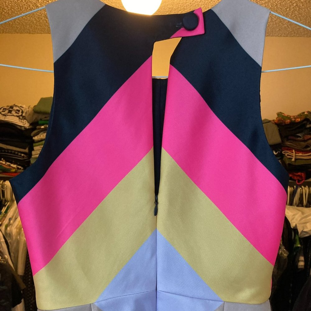 JCrew Collection Multicolor Fit and Flare Dress